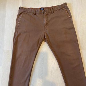 J Crew The Driggs Rust Colored Pants 36 x 30